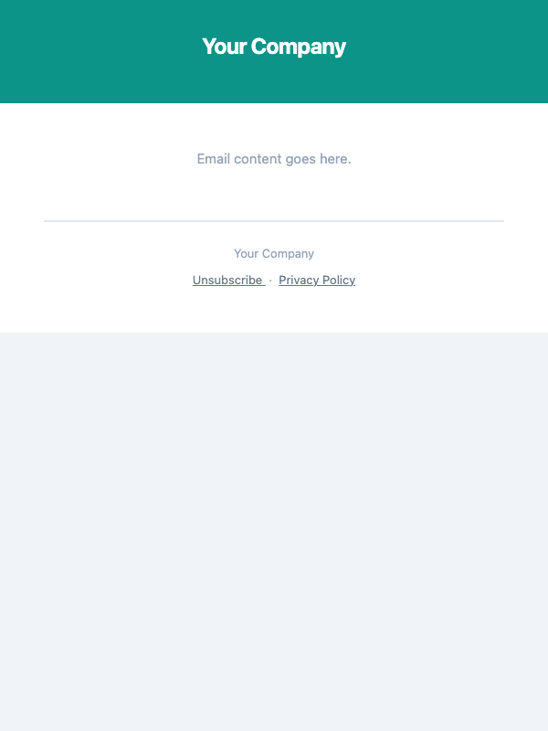 Footer — Minimal