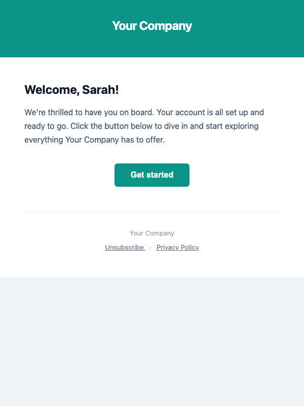 Welcome